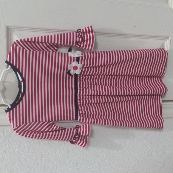 Florence Eiseman Other - Florence Eiseman Girls Red& White Striped Dress. Size 4 T